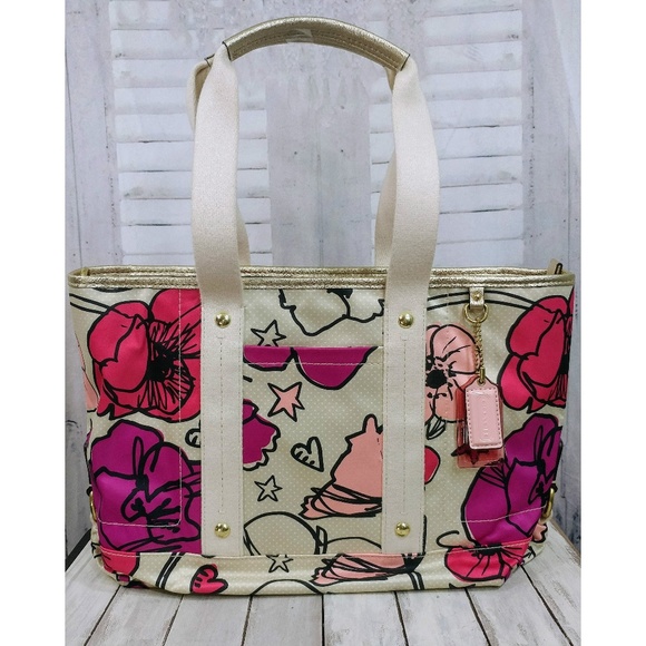 Coach Handbags - Coach Kyra Poppy Print